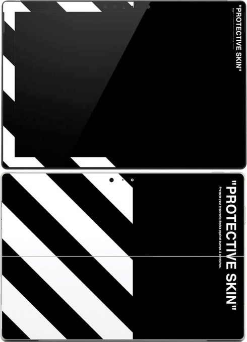Black and White Stripes Surface Pro (2017) Skin