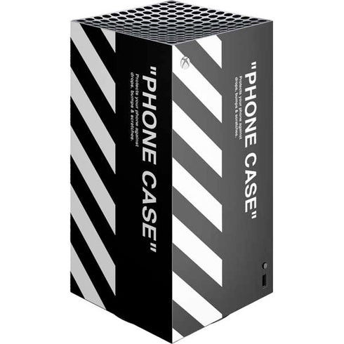 Black and White Stripes XBox Series X Digital Edition Console Skin