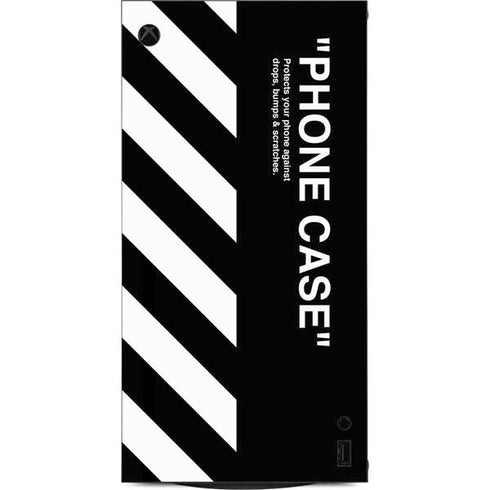 Black and White Stripes XBox Series X Digital Edition Console Skin