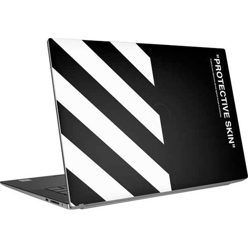Black and White Stripes Dell XPS Skin