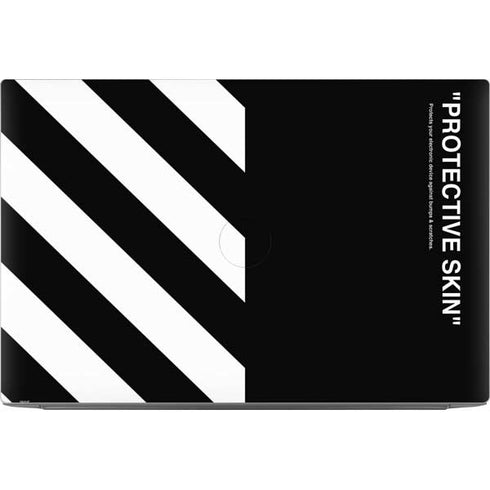 Black and White Stripes Dell XPS Skin