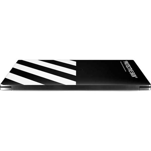 Black and White Stripes Dell XPS Skin