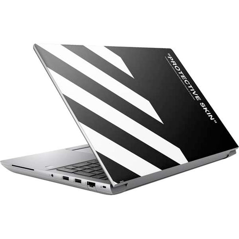 Black and White Stripes HP ZBook Fury 16 G10 Skin