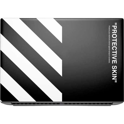 Black and White Stripes HP ZBook Fury 16 G10 Skin