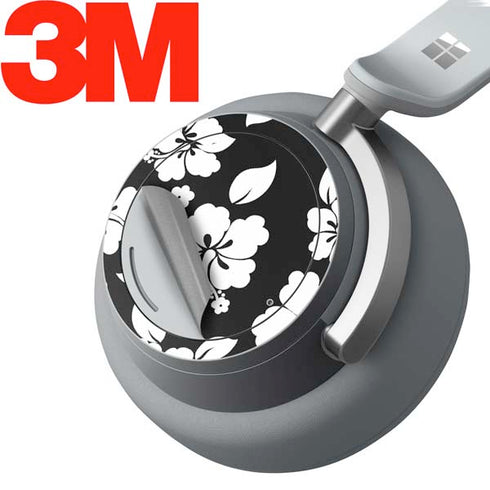 Black and White Surface Headphones Skin