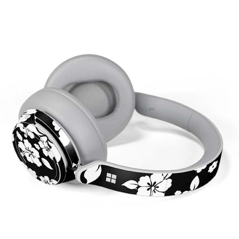 Black and White Surface Headphones Skin