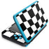 Black and White Zoomed Checkerboard Nintendo Skins