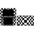 Black and White Zoomed Checkerboard Nintendo Skins