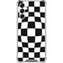 Black and White Zoomed Checkerboard Gabb Phone 4 Clear Case