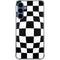 Black and White Zoomed Checkerboard Galaxy A35 5G Clear Case