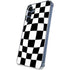 Black and White Zoomed Checkerboard Galaxy A35 5G Clear Case