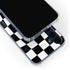 Black and White Zoomed Checkerboard Galaxy A35 5G Clear Case
