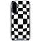 Black and White Zoomed Checkerboard Galaxy A36 5G Clear Case