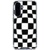 Black and White Zoomed Checkerboard Galaxy A36 5G Clear Case