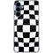 Black and White Zoomed Checkerboard Galaxy A55 5G Clear Case