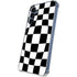 Black and White Zoomed Checkerboard Galaxy A55 5G Clear Case