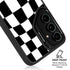 Black and White Zoomed Checkerboard Galaxy S24 FE Kickstand Case