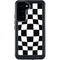 Black and White Zoomed Checkerboard Galaxy S24 Plus Waterproof Case