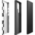 Black and White Zoomed Checkerboard Galaxy S25 Ultra Impact Case