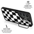 Black and White Zoomed Checkerboard Galaxy S24 Ultra Kickstand Case
