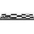 Black and White Zoomed Checkerboard Galaxy S25 Ultra Skin
