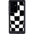 Black and White Zoomed Checkerboard Galaxy S24 Ultra Waterproof Case