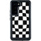 Black and White Zoomed Checkerboard Galaxy S24 Waterproof Case