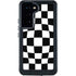 Black and White Zoomed Checkerboard Galaxy S24 Waterproof Case