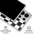 Black and White Zoomed Checkerboard Galaxy S25 Ultra Clear Case