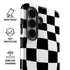 Black and White Zoomed Checkerboard Galaxy S26 Impact Case