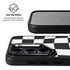 Black and White Zoomed Checkerboard Galaxy S26 Kickstand Case