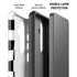 Black and White Zoomed Checkerboard Galaxy S26 Plus Impact Case