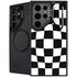Black and White Zoomed Checkerboard Galaxy S26 Ultra Kickstand Case