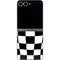 Black and White Zoomed Checkerboard Galaxy Z Flip6 Skin