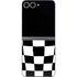 Black and White Zoomed Checkerboard Galaxy Z Flip6 Skin
