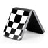 Black and White Zoomed Checkerboard Galaxy Z Flip6 Skin