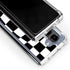 Black and White Zoomed Checkerboard Galaxy Z Fold5 5G Clear Case
