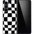 Black and White Zoomed Checkerboard Galaxy Z Fold5 5G Skin