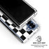 Black and White Zoomed Checkerboard Galaxy Z Fold6 Clear Case