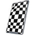 Black and White Zoomed Checkerboard iPad 11th Gen (2025) Clear Case