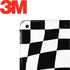 Black and White Zoomed Checkerboard Apple iPad Skin