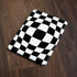 Black and White Zoomed Checkerboard Apple iPad Skin