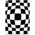 Black and White Zoomed Checkerboard Apple iPad Pro Skin