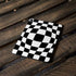 Black and White Zoomed Checkerboard Apple iPad Pro Skin