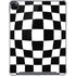 Black and White Zoomed Checkerboard iPad Cases