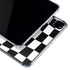 Black and White Zoomed Checkerboard iPad Cases