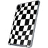Black and White Zoomed Checkerboard iPad Cases