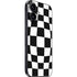Black and White Zoomed Checkerboard iPhone 16 Plus Skin
