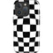 Black and White Zoomed Checkerboard iPhone 16 Pro Magsafe Impact Case