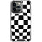 Black and White Zoomed Checkerboard iPhone 16 Pro Max Clear Case